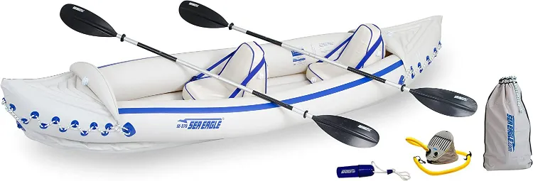 Sea Eagle 370 Pro 3 Person Inflatable Sport Kayak