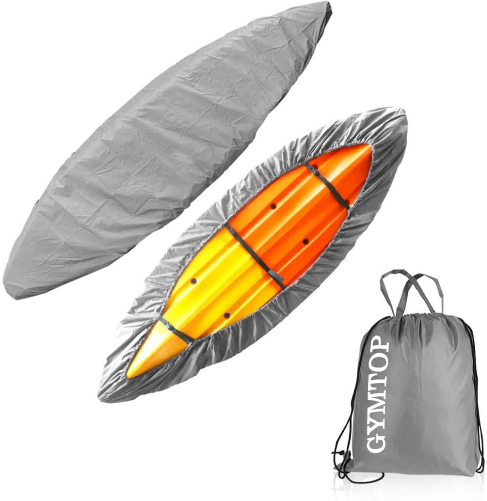 GYMTOP 7.8-18ft Waterproof Kayak Canoe Cover-Storage Dust Cover