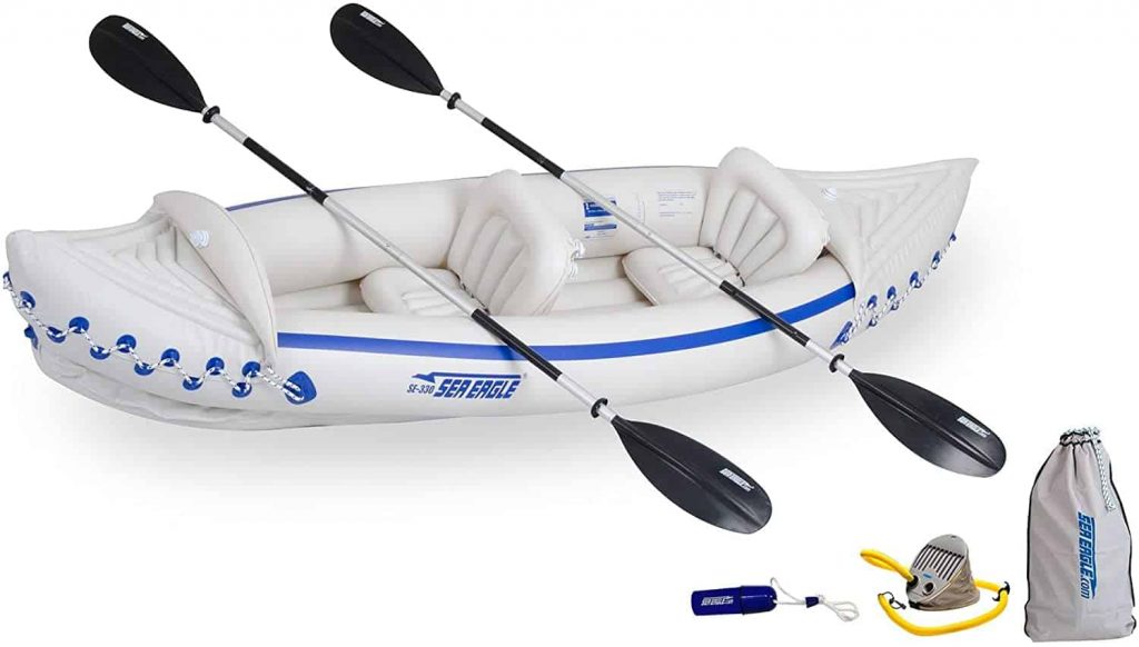 Sea Eagle 330 Deluxe 2 Person Inflatable Sport Kayak